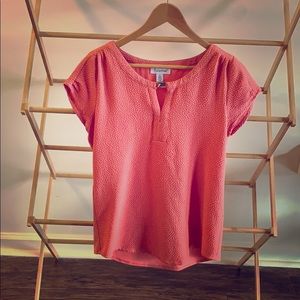 Gorgeous Coral Calvin Klein Blouse
